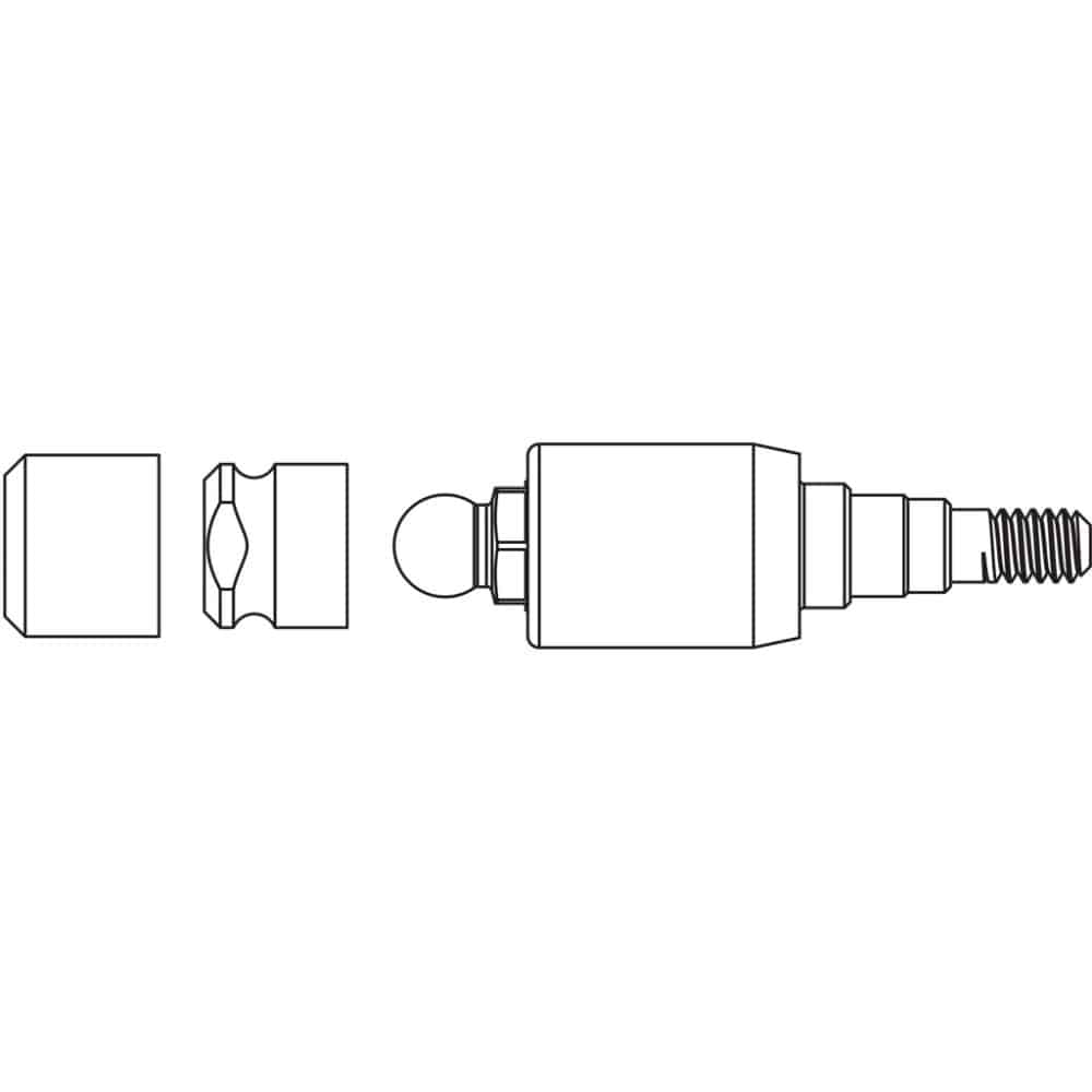 Dalbo®-PLUS partie femelle avec
Dalbo® Certain® Abutment 4.1 x 6.0mm